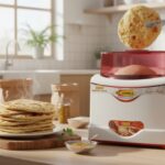 Step-by-step visual guide to making soft dough with a kitchen kneading machine.