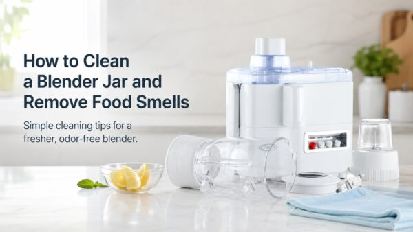 How to Clean a Blender Jar and Remove Food Smells