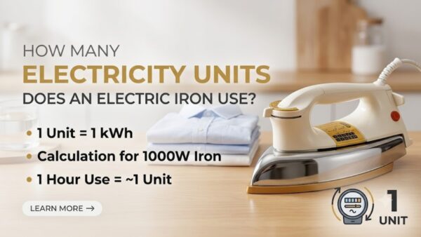 How Many Electricity Units Does an Electric Iron Use?