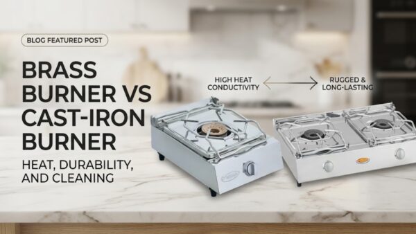 Brass Burner vs Cast-Iron Burner: Heat, Durability and Cleaning