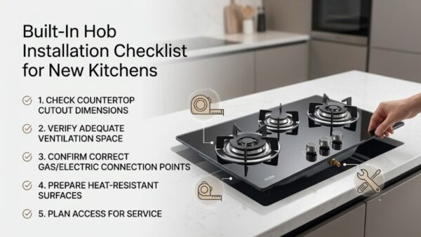 Built-In Hob Installation Checklist for New Kitchens