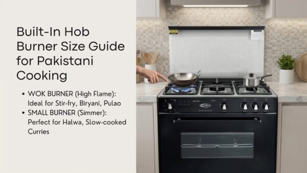 Built-In Hob Burner Size Guide for Pakistani Cooking