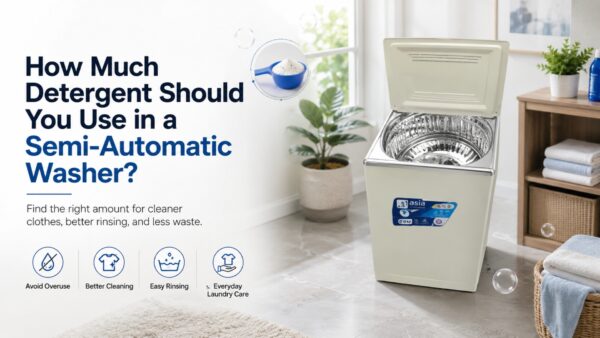 How Much Detergent Should You Use in a Semi-Automatic Washer?