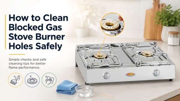 How to Clean Blocked Gas Stove Burner Holes Safely