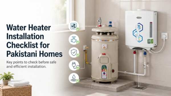 Water Heater Installation Checklist for Pakistani Homes