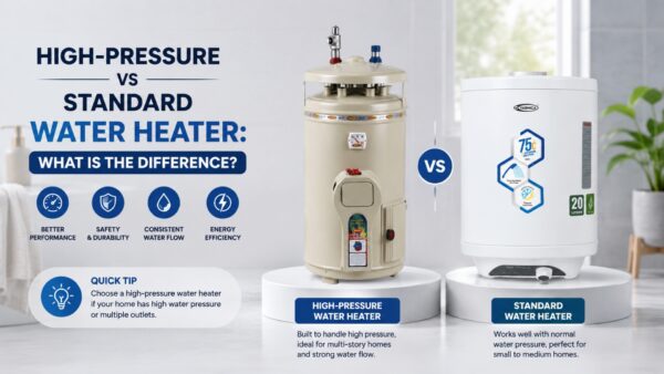 High-Pressure vs Standard Water Heater: What Is the Difference?