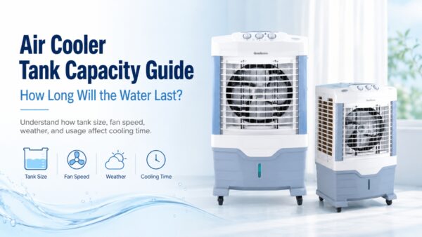 Air Cooler Tank Capacity Guide: How Long Will the Water Last?