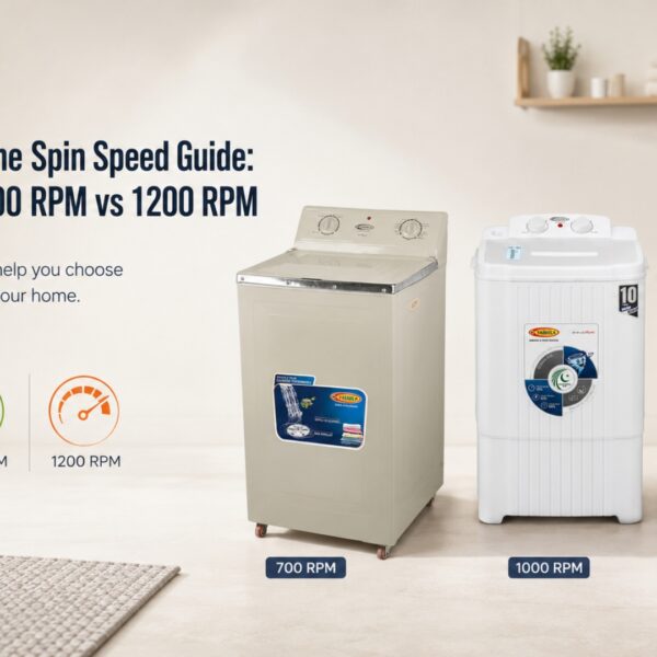 Washing Machine Spin Speed Guide: 700 RPM vs 1000 RPM vs 1200 RPM