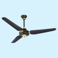 Yashica Executive Black 220W ceiling fan with black finish, three blades and 56-inch size